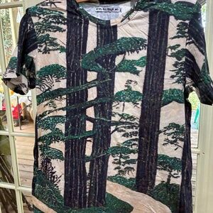 NEW ITEM > PRINT ALL OVER ME - CUSTOM FOREST PRINT - SIZE L